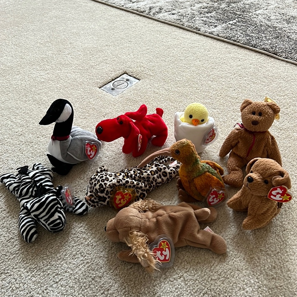 Ty Beanie Baby lot of 9!